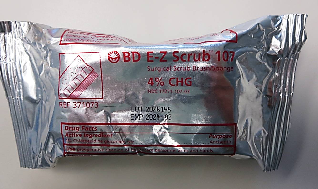 E-Z Scrub™ Preoperative Surgical Scrub Brushes/Sponges | 4% CHG ...